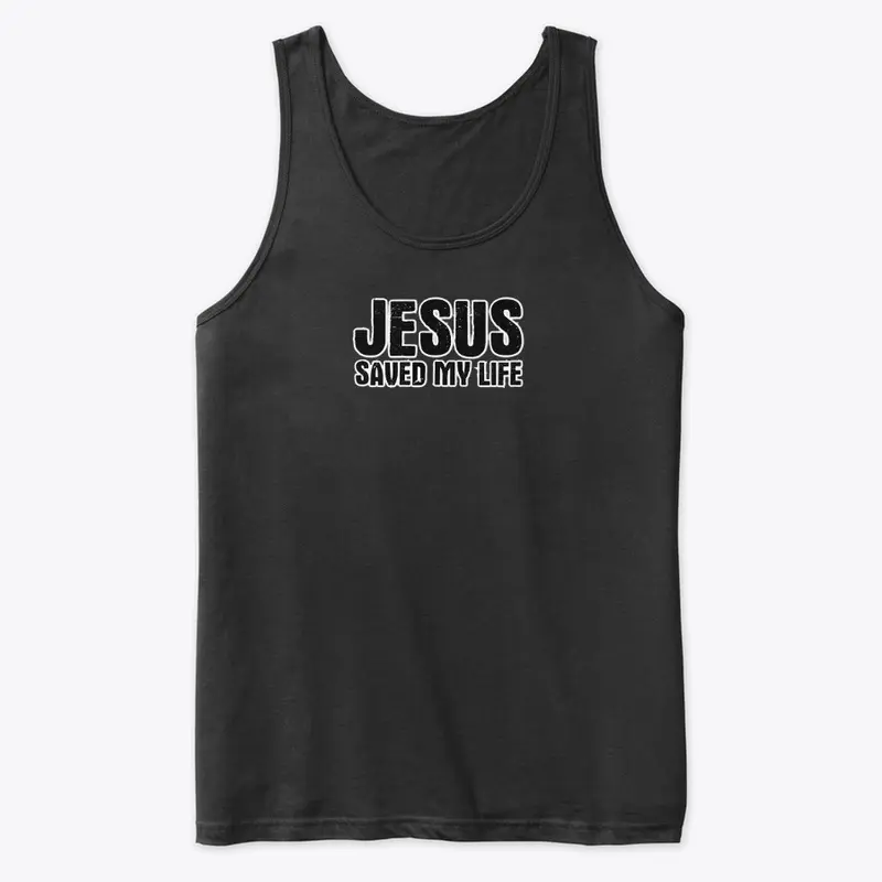 BLACK TEXT - MENS TANK